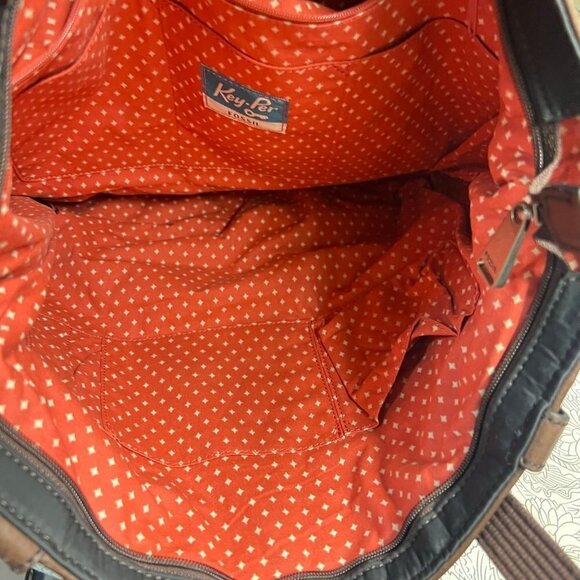 Fossil Key - Per Black  Quilted Nylon Handbag with Detachable Shoulder Strap - Picture 3 of 12